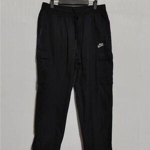 Nike Black Men's Cargo Pants with Logo